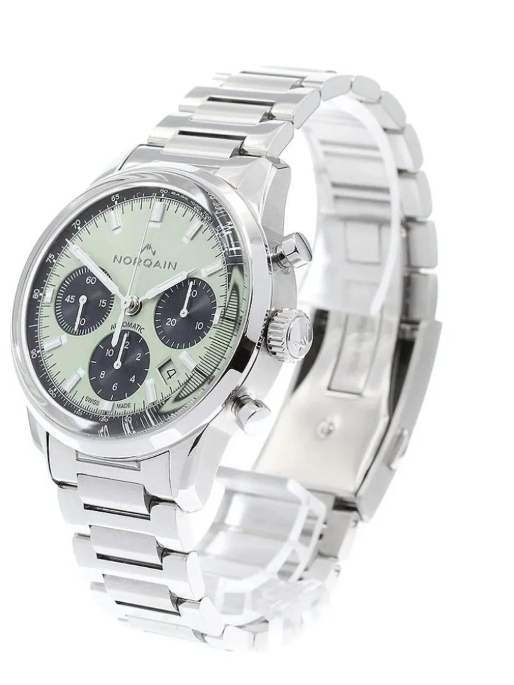 NORQAIN Freedom 60 N2201 Chronograph green Dial Automatic Men's Watch_967386